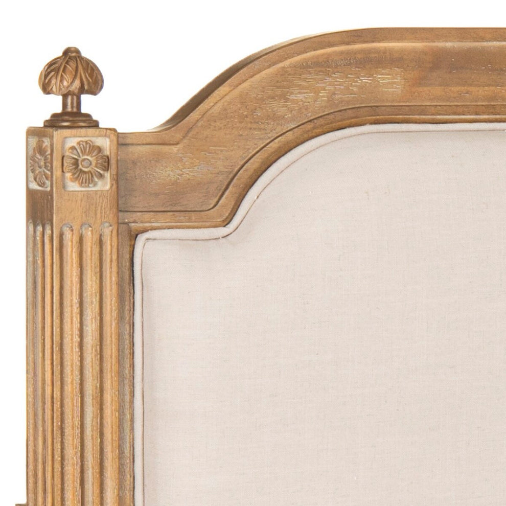 Safavieh Vintage Headboard Twin Size - Beige | Headboards | Modishstore - 3