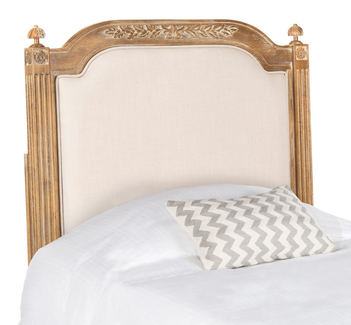 Safavieh Vintage Headboard Twin Size - Beige | Headboards | Modishstore - 2