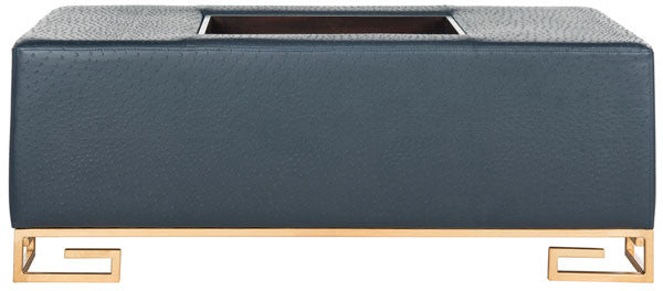 Safavieh Julian Faux Ostrich Tray Ottoman/Coffee Table | Coffee Tables | Modishstore - 3