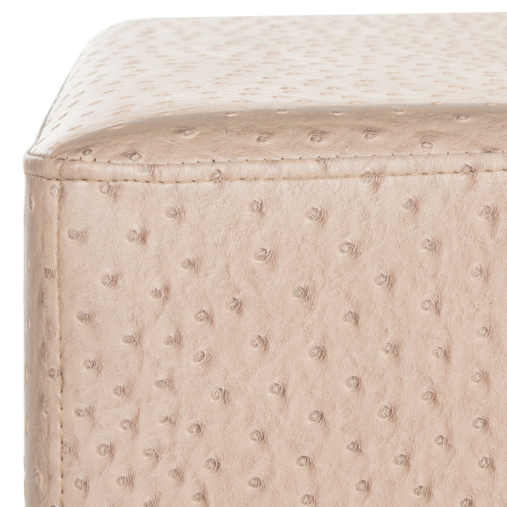 Safavieh Julian Faux Ostrich Tray Ottoman/Coffee Table | Coffee Tables | Modishstore - 13