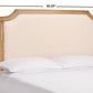 Safavieh Hudson Headboard Queen Size - Beige | Headboards | Modishstore - 5