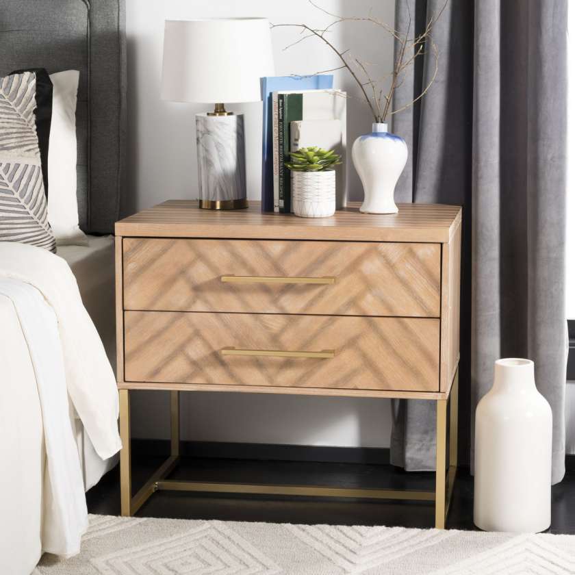 Safavieh Estelle Nightstand | Nightstands | Modishstore - 2