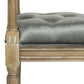 Safavieh Raiden Velvet Rustic Oak Bench | Benches | Modishstore - 4