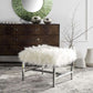 Safavieh Horace Faux Sheepskin Square Bench | Benches | Modishstore - 2