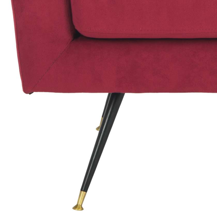 Safavieh Nynette Velvet Retro Mid Century Accent Chair | Accent Chairs | Modishstore - 3