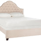 Safavieh Beckham Bed Queen Size - Beige | Beds | Modishstore - 2