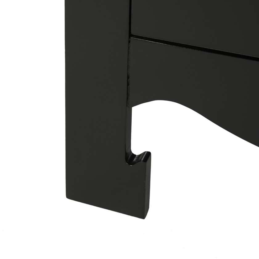 Safavieh Nero 3 Drawer Nightstand | Nightstands | Modishstore - 3
