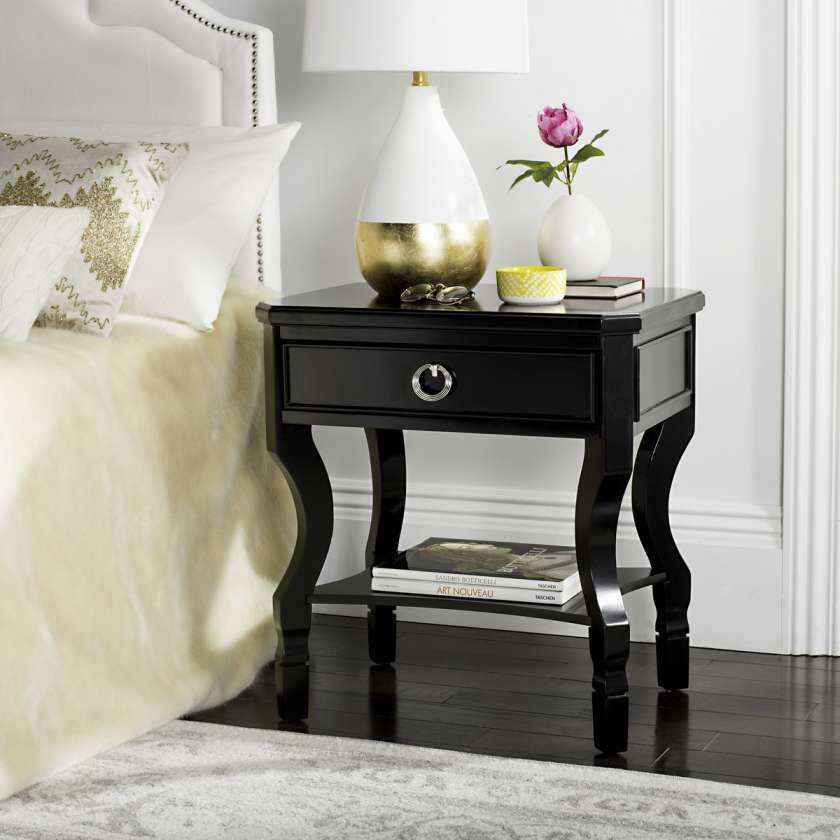Safavieh Alaia One Drawer Night Stand | Nightstands | Modishstore - 10