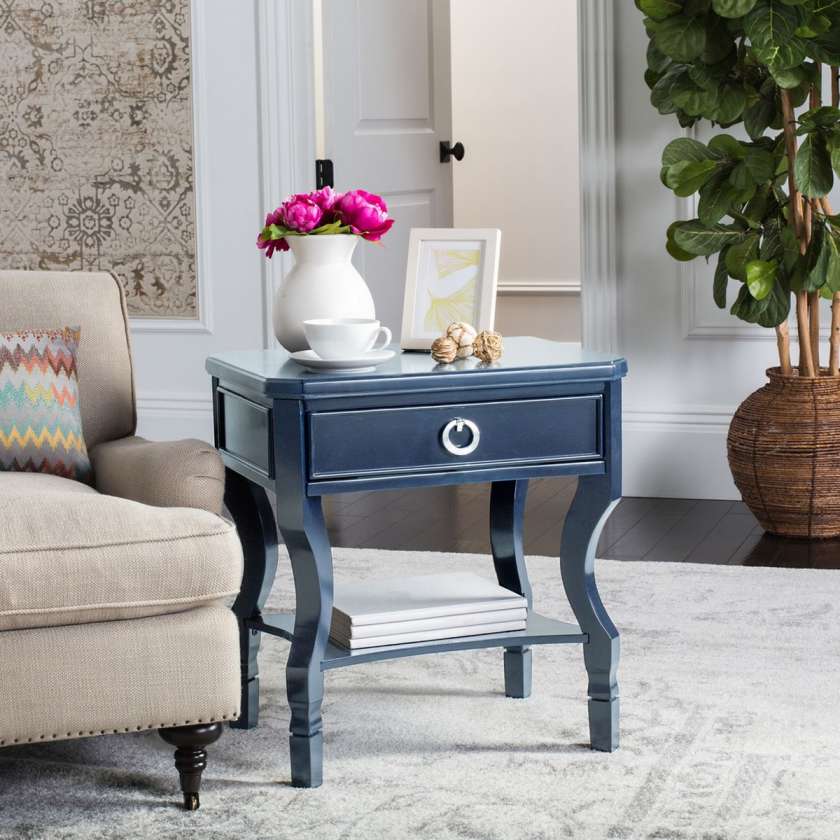 Safavieh Alaia One Drawer Night Stand | Nightstands | Modishstore - 9