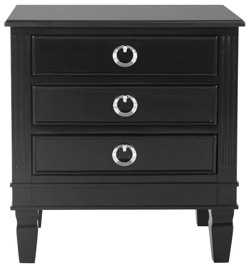 Safavieh Kira Three Drawer Night Stand | Nightstands | Modishstore - 2