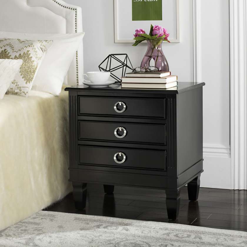 Safavieh Kira Three Drawer Night Stand | Nightstands | Modishstore - 7