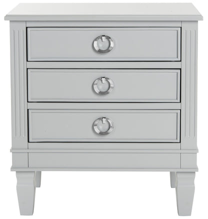 Safavieh Kira Three Drawer Night Stand | Nightstands | Modishstore - 3