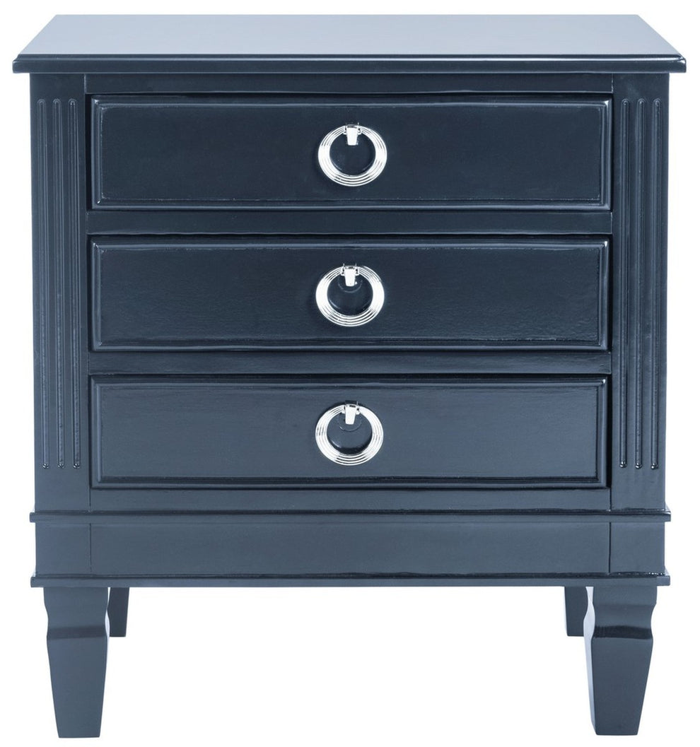 Safavieh Kira Three Drawer Night Stand | Nightstands | Modishstore - 4
