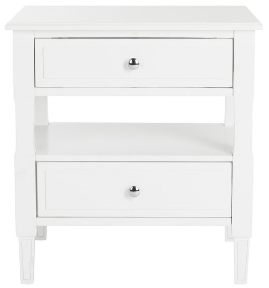 Safavieh Jenson Two Drawer Night Stand | Nightstands | Modishstore - 1