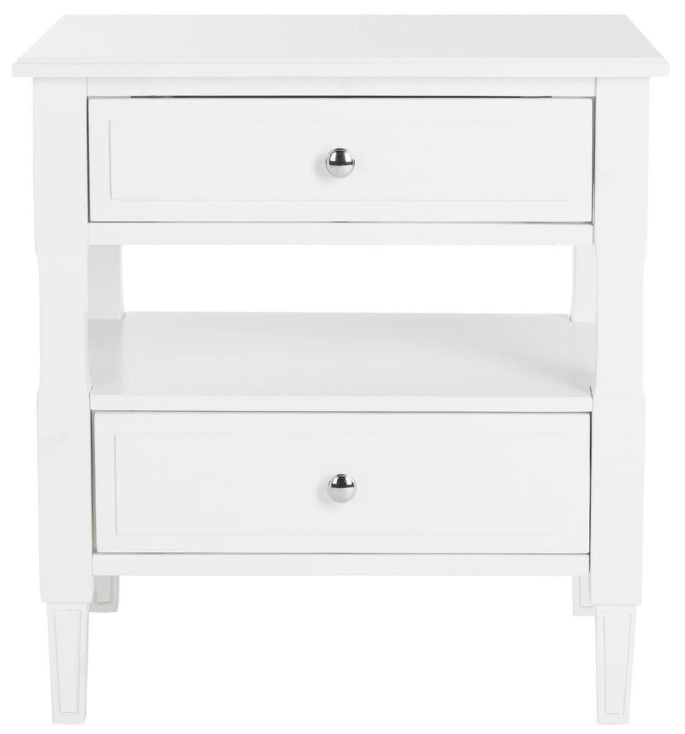 Safavieh Jenson Two Drawer Night Stand | Nightstands | Modishstore - 1
