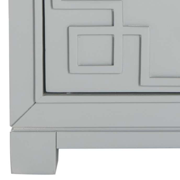 Safavieh Raina Three Drawer Greek Key Night Stand | Nightstands | Modishstore - 20