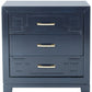 Safavieh Raina Three Drawer Greek Key Night Stand | Nightstands | Modishstore - 4