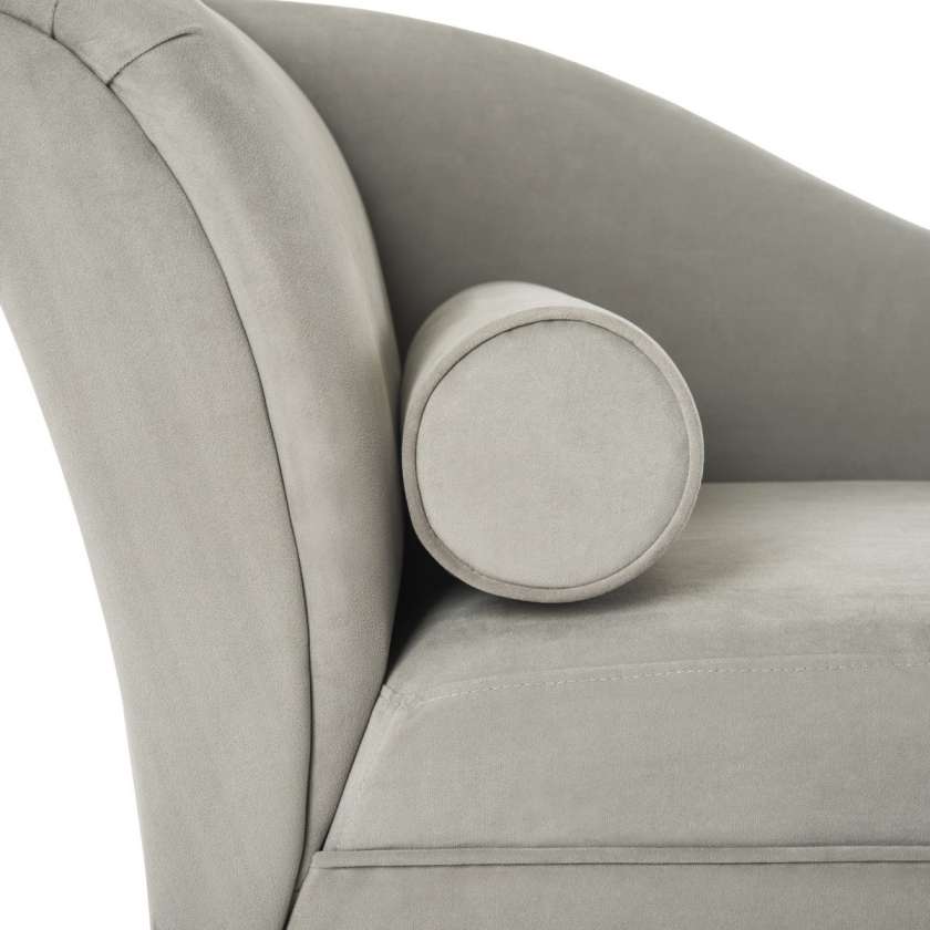 Safavieh Caiden Velvet Chaise W/ Pillow | Lounge Chairs |  Modishstore  - 16