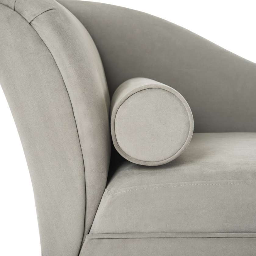 Safavieh Caiden Velvet Chaise W/ Pillow | Sofas | Modishstore - 16