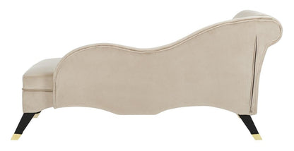 Safavieh Caiden Velvet Chaise W/ Pillow | Sofas | Modishstore - 3