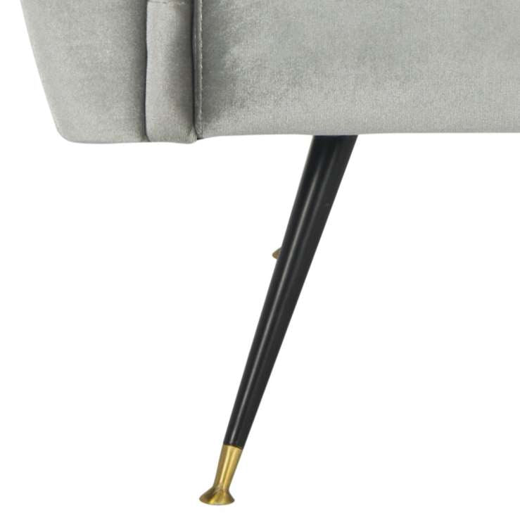 Safavieh Mira Retro Mid Century Velvet Accent Chair | Accent Chairs | Modishstore - 4
