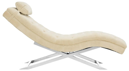 Safavieh Monroe Chaise W/ Headrest Pillow | Lounge Chairs | Modishstore - 2