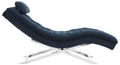 Safavieh Monroe Chaise W/ Headrest Pillow | Lounge Chairs | Modishstore - 3