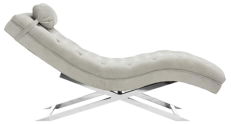 Safavieh Monroe Chaise W/ Headrest Pillow | Lounge Chairs | Modishstore - 4
