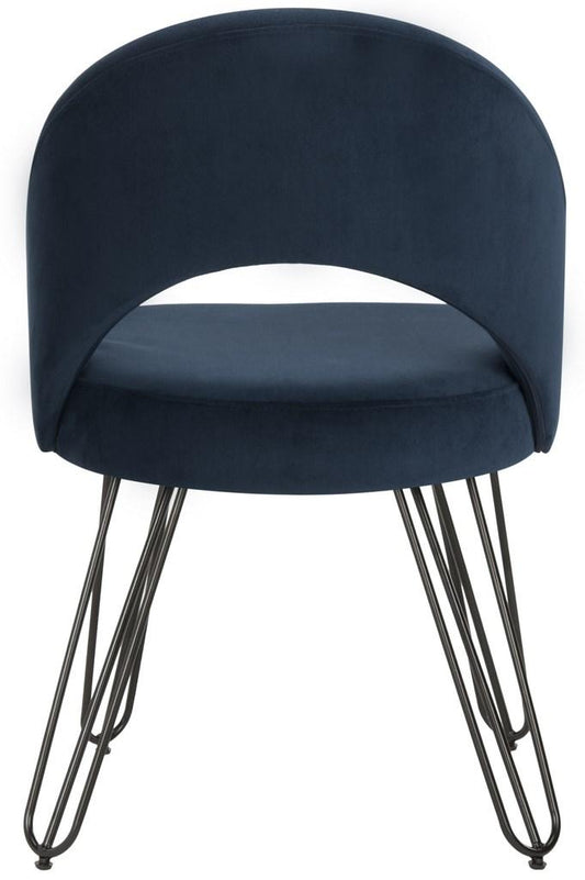 Safavieh Jora Velvet Retro Dining Chair | Dining Chairs | Modishstore - 1