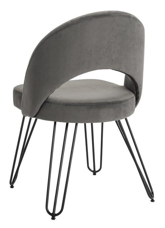 Safavieh Jora Velvet Retro Side Chair | Dining Chairs | Modishstore - 1