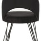 Safavieh Jora Velvet Retro Side Chair | Dining Chairs | Modishstore - 10