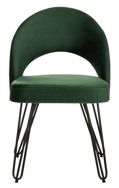 Safavieh Jora Velvet Retro Side Chair | Dining Chairs | Modishstore - 12