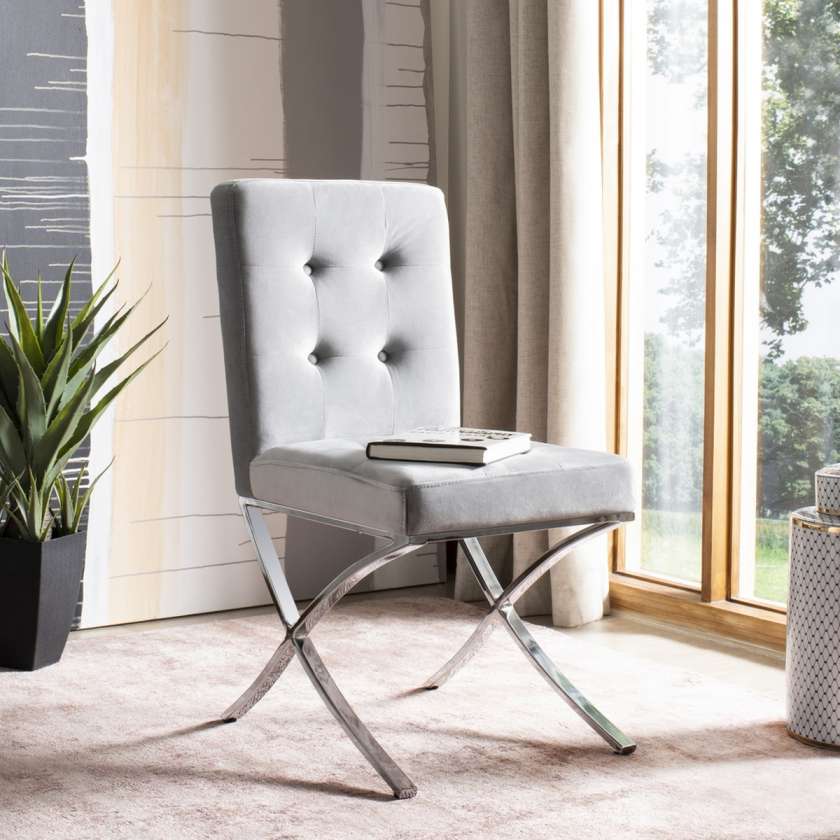 Safavieh Walsh Tufted Side Chair | Side Chairs |  Modishstore  - 12