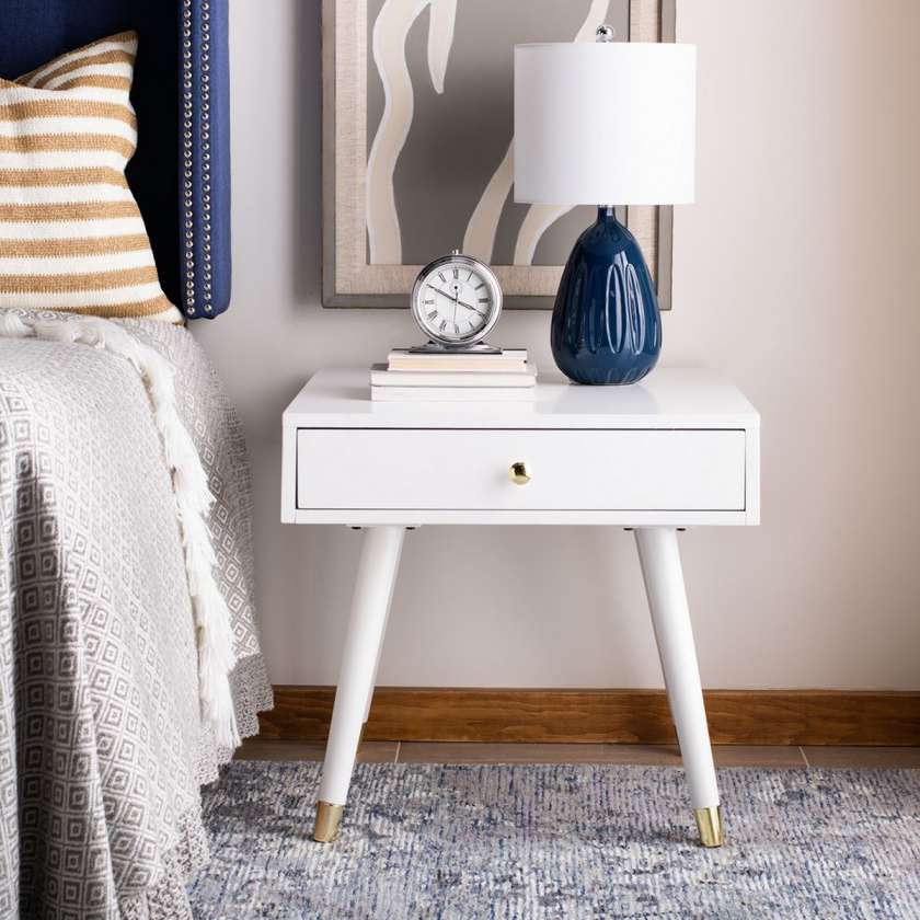 Safavieh Levinson Gold Cap End Table | End Tables | Modishstore - 7