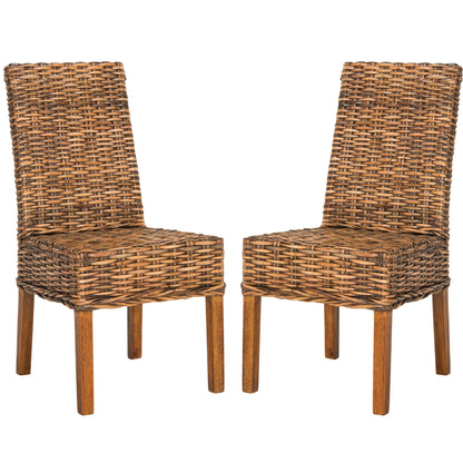 Safavieh Sanibel Rattan Side Chair - Set Of 2 | Dining Chairs | Modishstore - 11