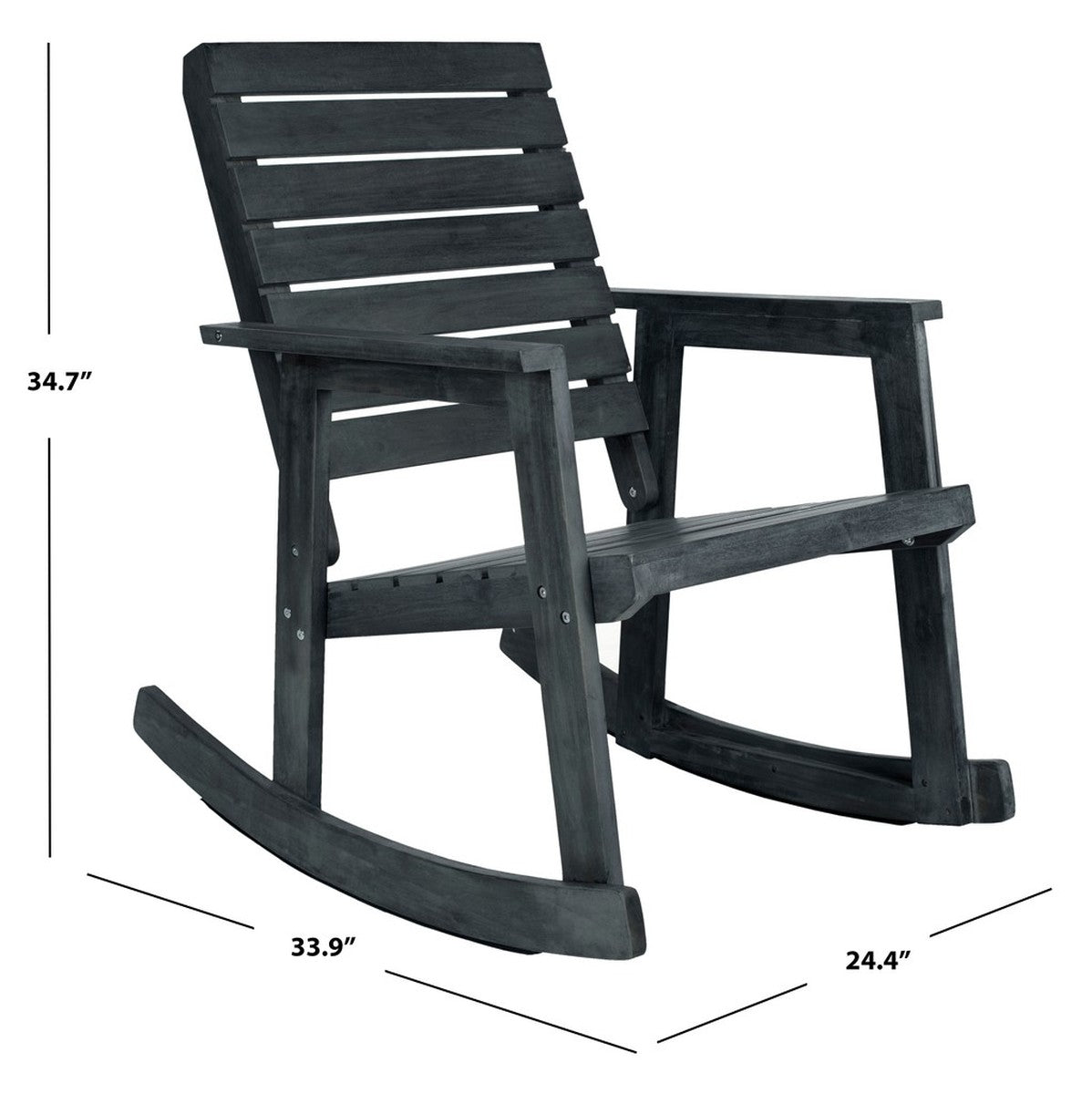 Safavieh Alexei Rocking Chair | Rocking Chairs |  Modishstore  - 11