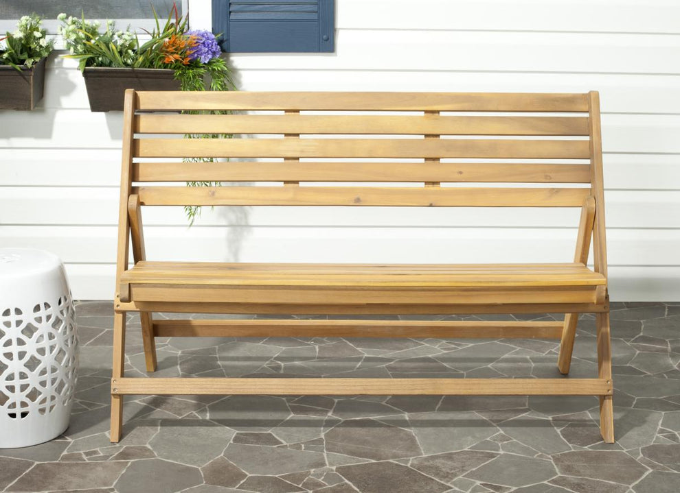 Safavieh Luca Folding Bench | Outdoor Stools & Benches | Modishstore - 8