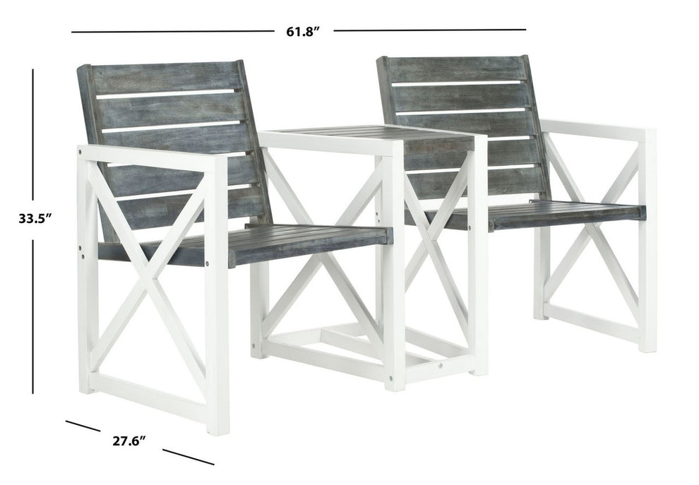 Safavieh Jovanna 2 Seat Bench | Outdoor Stools & Benches | Modishstore - 3