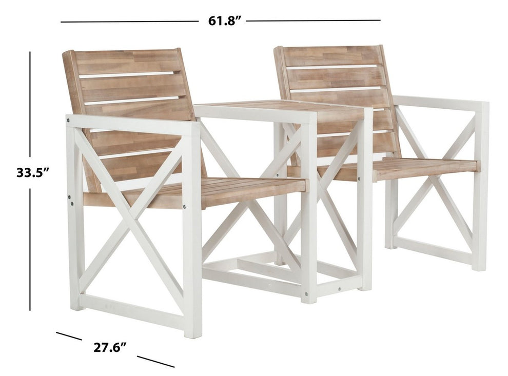 Safavieh Jovanna 2 Seat Bench | Outdoor Stools & Benches | Modishstore - 6