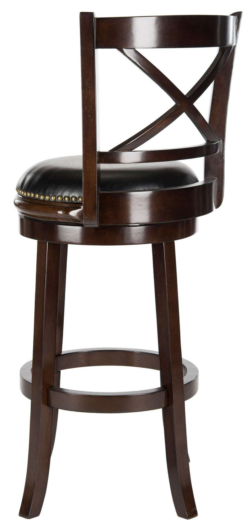Safavieh Butler Swivel Bar Stool - Cappuccino | Bar Stools | Modishstore