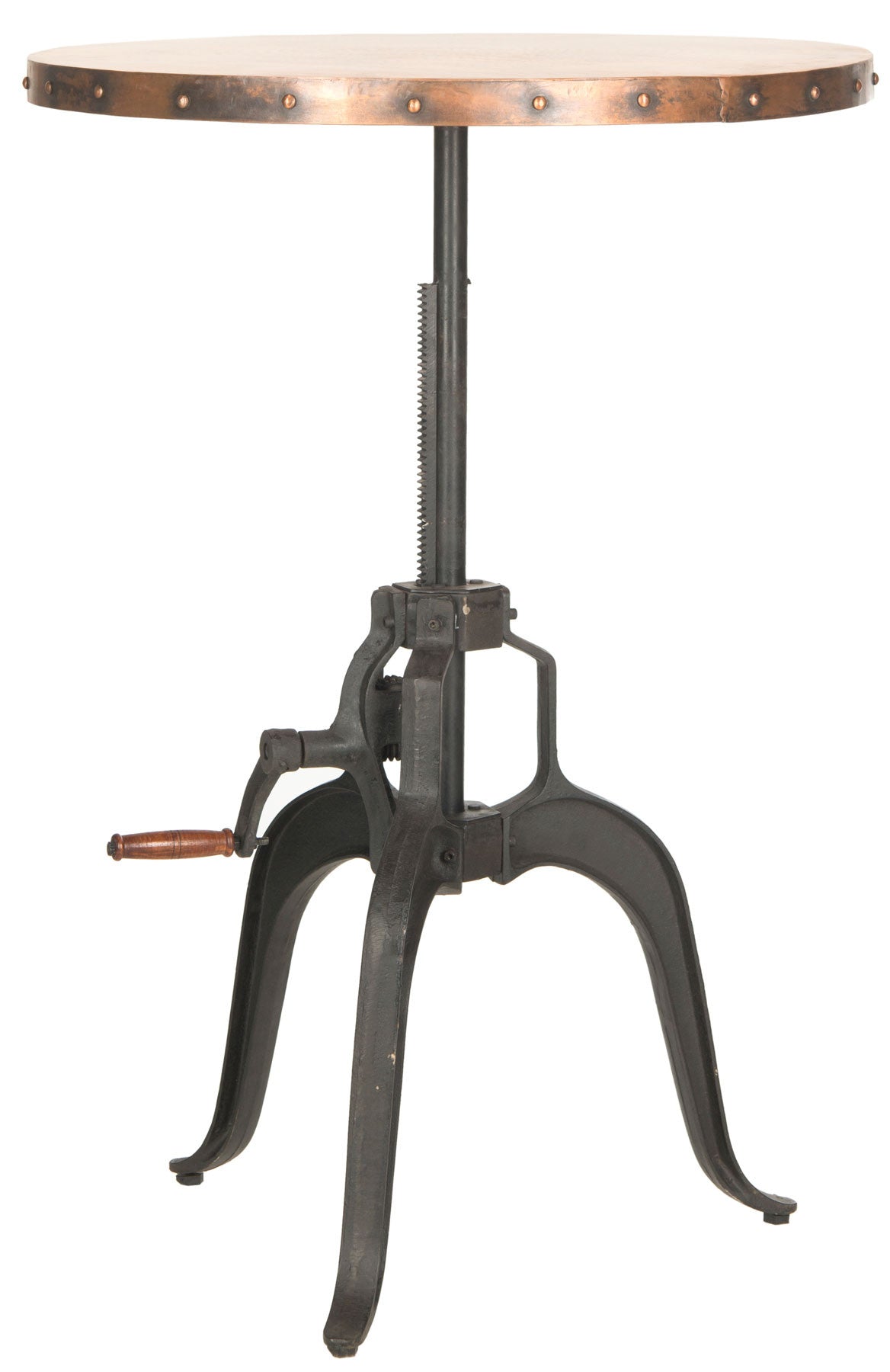 Safavieh Nesta Crank Table | Bar Stools | Modishstore - 2