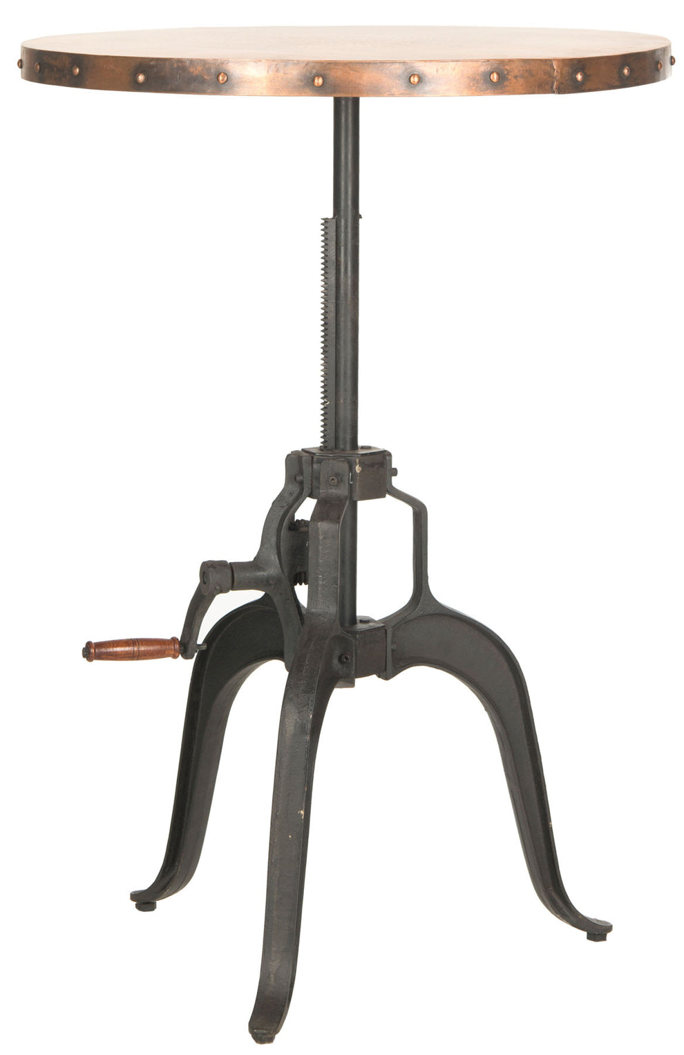 Safavieh Nesta Crank Table | Bar Stools | Modishstore - 2
