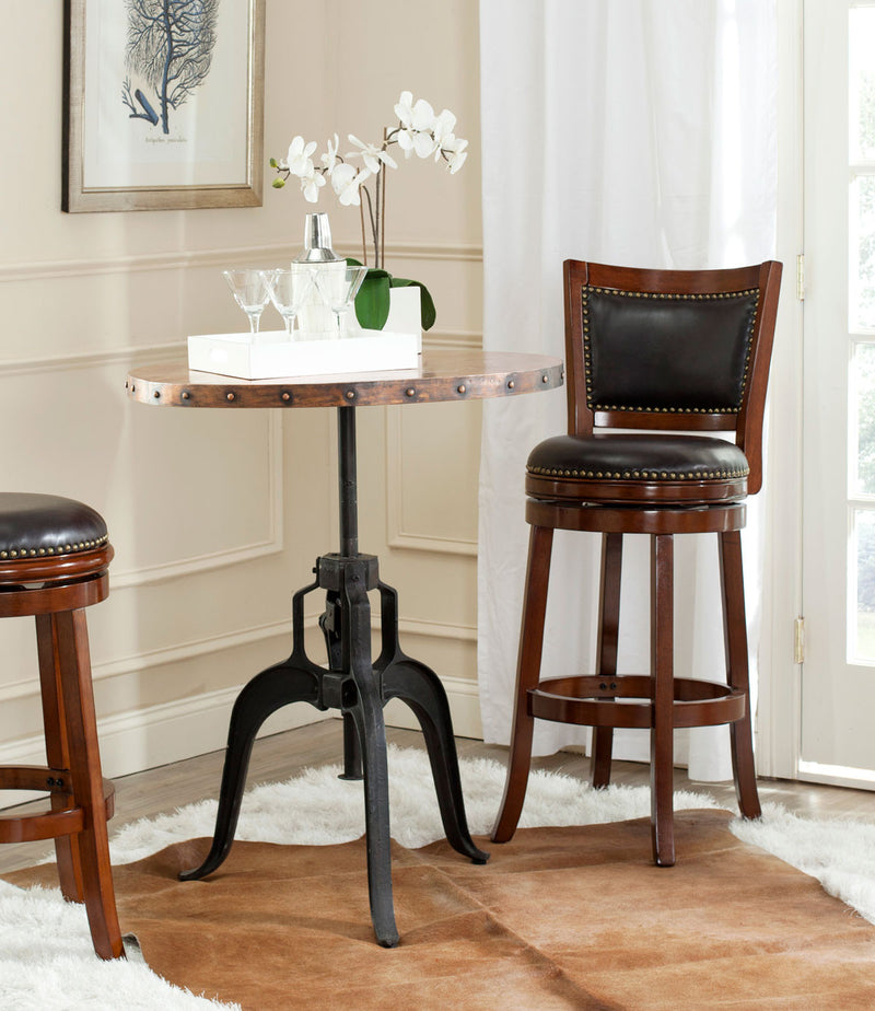 Safavieh Nesta Crank Table | Bar Stools | Modishstore - 1