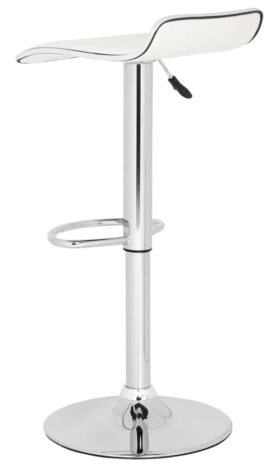 Safavieh Chaunda Swivel Bar Stool - White | Bar Stools | Modishstore