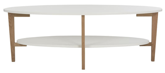Safavieh Woodruff Oval Coffee Table | Coffee Tables | Modishstore - 1
