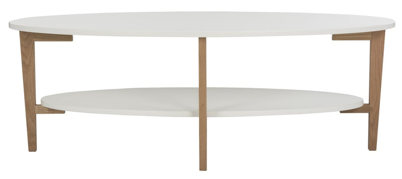 Safavieh Woodruff Oval Coffee Table | Coffee Tables | Modishstore - 1