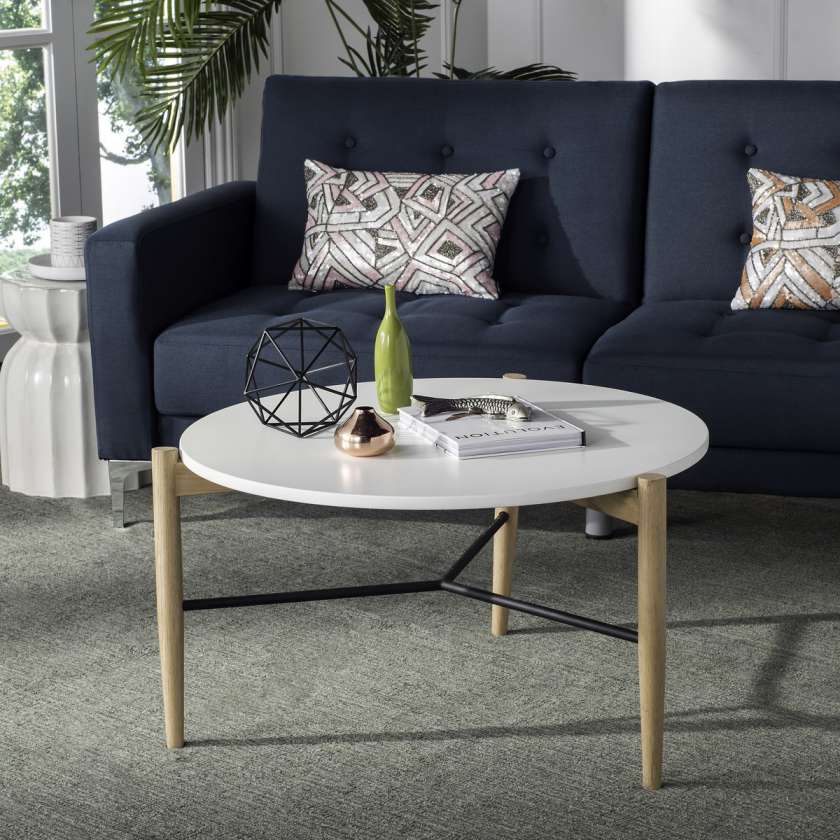 Safavieh Thyme Round Coffee Table | Coffee Tables | Modishstore - 2