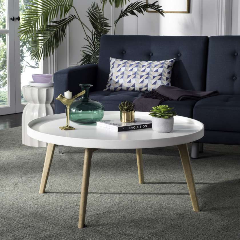 Safavieh Rue Round Coffee Table | Coffee Tables | Modishstore - 2