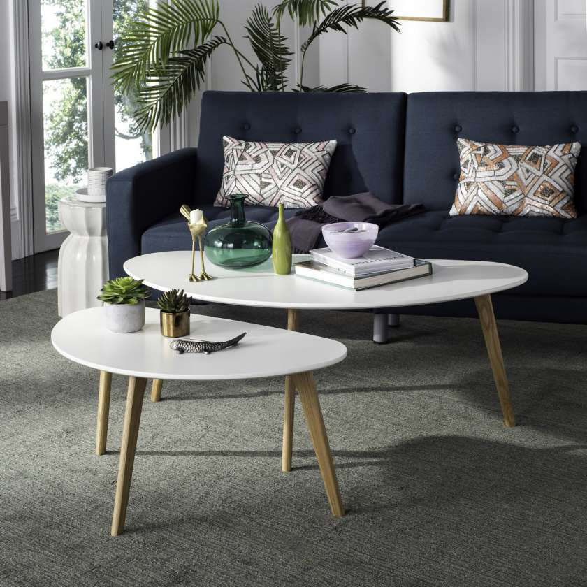 Safavieh Olida Double Coffee Table | Coffee Tables | Modishstore - 2