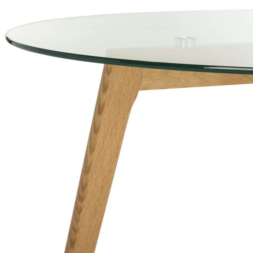 Safavieh Marjoram Round Glass Coffee Table | Coffee Tables | Modishstore - 4